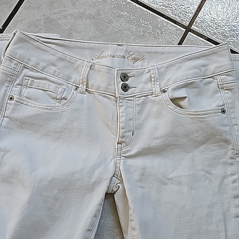 American Eagle stretch artist jeans size 6 - Picture 3 of 8